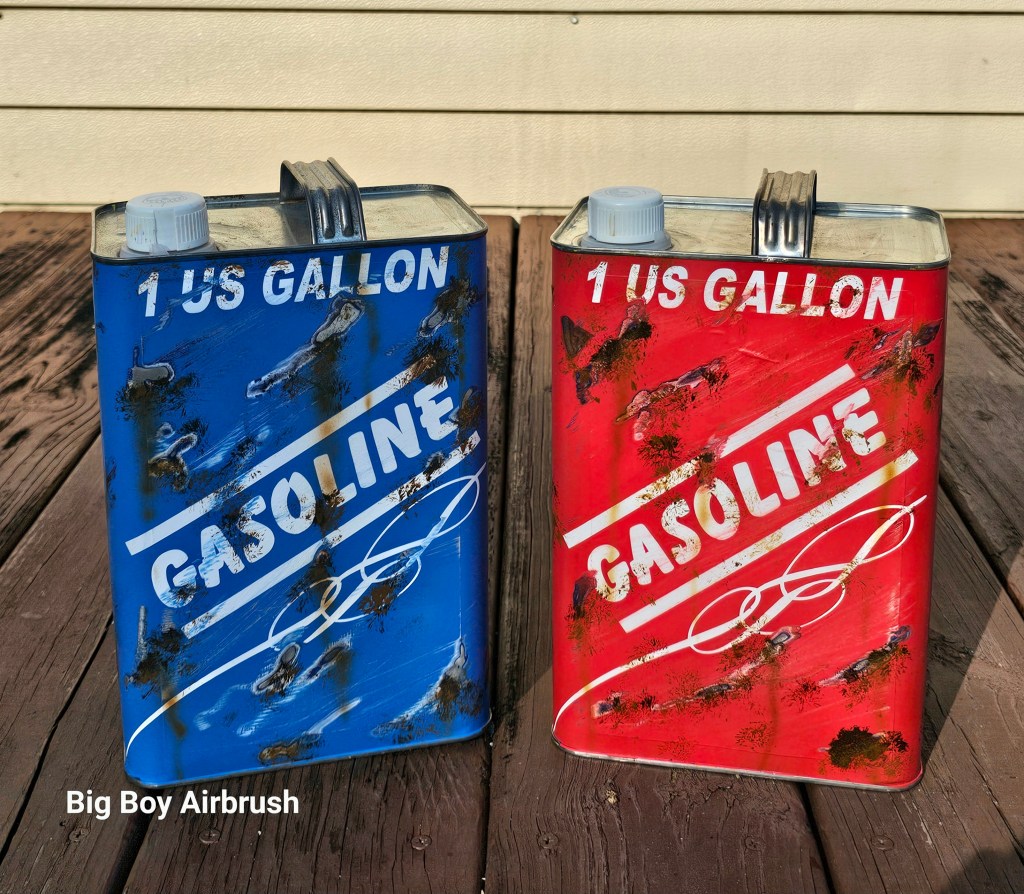 Vintage Painted Gas Can