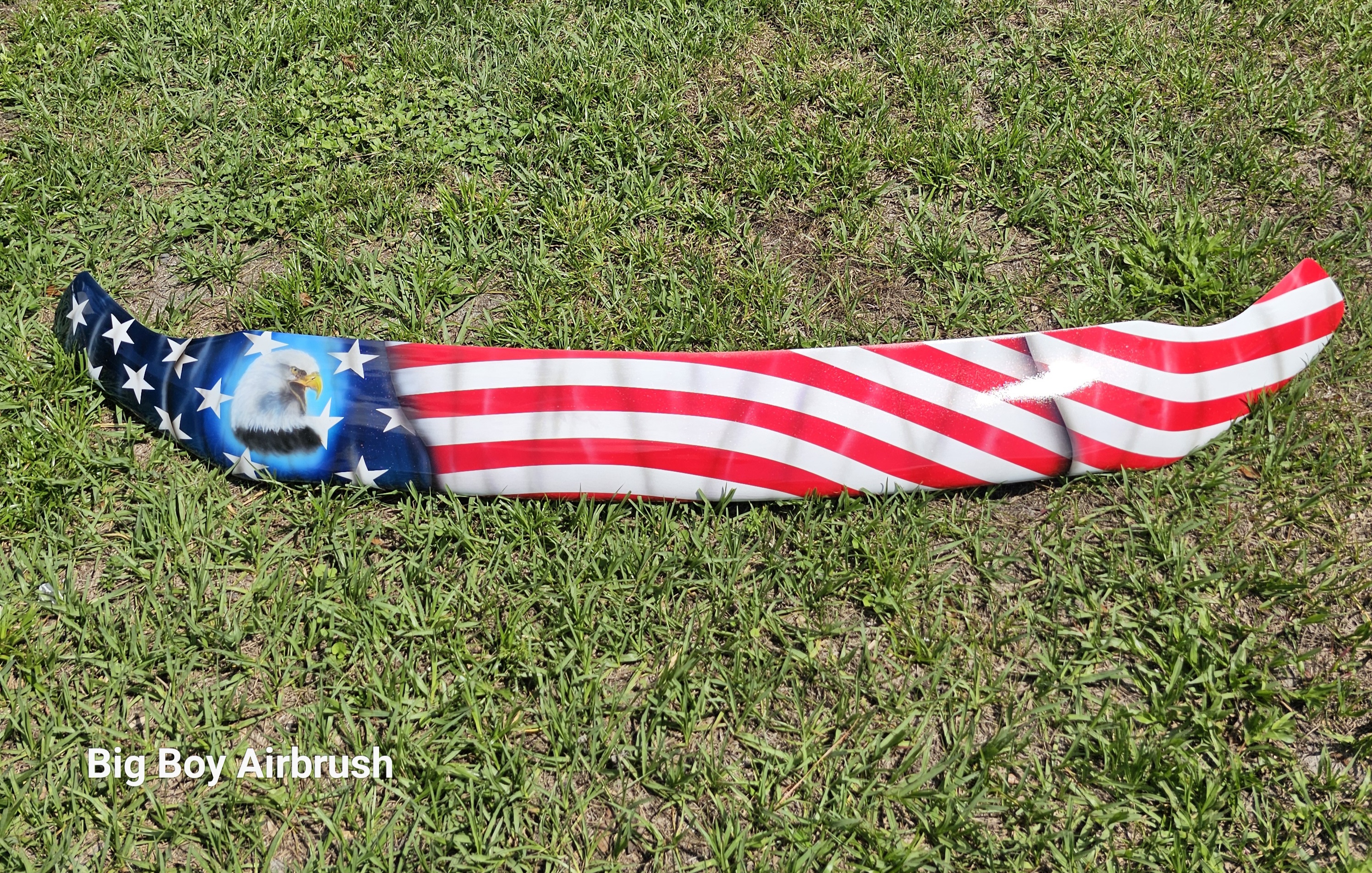 Airbrushed Bug Shield USA Theme
