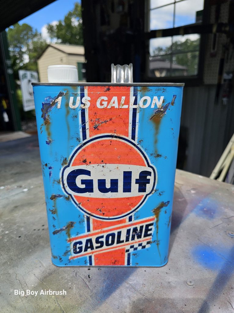 Vintage Painted Gas Can