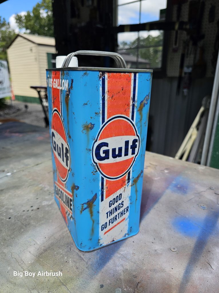 Vintage Painted Gas Can