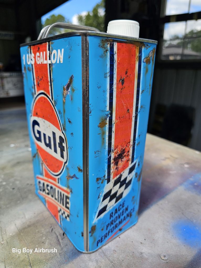 Vintage Painted Gas Can